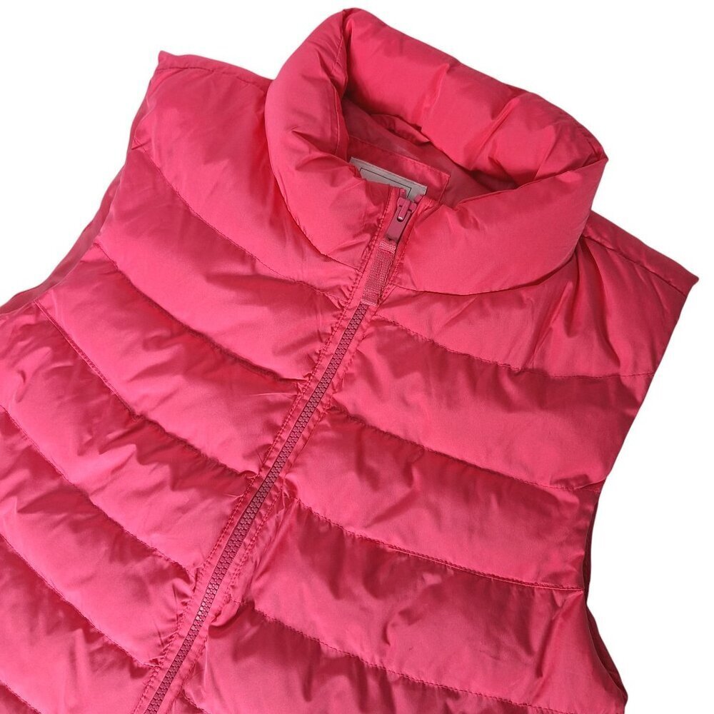 Gap Cold Control Puffer Vest Pink Zip Up Windproof Medium